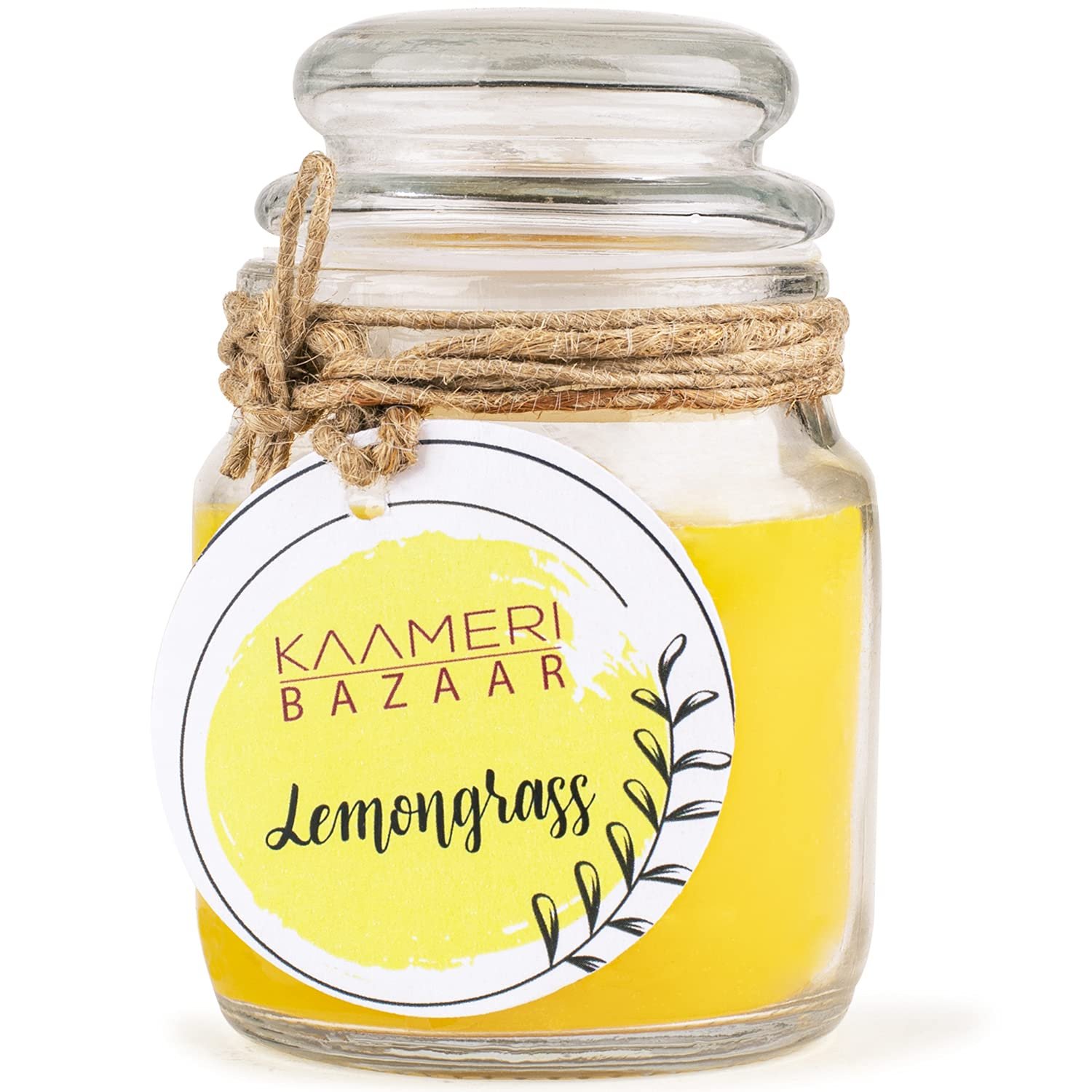 Kaameri Bazaar Tea Tree Fields Highly Fragranced Glass jar Candle